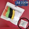 Saco de embalagem para meias infantis meias de dança meia-calça tira autoadesiva meias de algodão para bebê meias sapatilha para bebê saco transparente em estoque