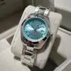 Reloj de Mujer de Cuarzo Azul Hielo Triturado Saturno Vivian Xitiejia de Alta Calidad de Xiaohongshu
