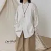 Camisa retro de rayas de manga larga para hombre estilo japonés de primavera y otoño, corte holgado casual, versátil, camisa casual y moderna tanto para hombres como para mujeres