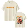 Tamanho Europeu TransfronteiriçoCamiseta Kpop Caçador de Demônios Rumi Mira Zoey Camiseta Gráfica para Homens e Mulheres Natal