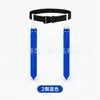 Cinturón básico de color sólido rojo, azul y amarillo para flag football, cintura elástica ajustable para adultos y niños, adecuado para juegos al aire libre