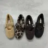 Zapatos de mujer tipo mocasín peludos, zapatos de invierno para exteriores, zapatos de mujer, estilo Mary Jane francés, mocasines con forro de polar, zapatos planos