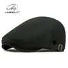 Ventas Directas de Fábrica Huisa Boina de Malla Personalizada, Estructurada y Elegante, Gorra de Moda Retro, Disponible en Varios Tamaños