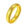 Anillo de Oro Arena Vietnamita Herencia de Método Antiguo Anillo Sencillo Nicho Accesible Diseño de Lujo Oro de Imitación Joyería Cerrada para Pareja