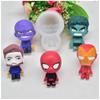 Molde Casero Reunion 4 Aromaterapia para Coche Molde de Silicona-Thanos Spider-Man Capitán América Iron Man Hulk
