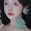 Sueño de Mariposa de Solsticio de Verano~Pendientes Románticos de Mariposa de Hada Diseño de Nicho Estilo Bosque de Gama Alta Pendientes de Botón Suaves para Mujer