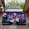 Tapetes de Chão Amazon Halloween Transfronteiriços, Tapetes para Porta de Entrada de Casa, Tapetes Decorativos de Palhaço Antiderrapantes, Tapetes de Entrada, em Estoque