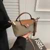 Bolsa Feminina de Nylon Formato Dumpling Retrô Ombro Único Transversal Portátil Pequena Quadrada Várias Cores Disponíveis Personalização