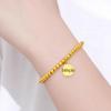 Vietnã Shajin Nafu Transfer Pulseira de Contas Banhadas a Ouro Latão Fortuna Redonda Marca Pulseira Cordão Joias Online Celebridade Ao Vivo