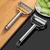 Cuchillo Pelador de Acero Inoxidable Rallador de Fruta Pelador de Papa Utensilios de Cocina Creativos Suministros para Hotel Rallador Pelador de Melón
