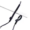 Chaveiro de Corda com Nó de Diamante DIY 72 Fios Produto Semi-Acabado com Fivela Ajustável, Cuia de Cobre, Acessório de Corda para Chaveiro das Cinco Imperadores