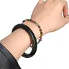 Pulsera de Jade Hetian Natural de Xinjiang, Pulsera Cuadrada de Jade Verde para Mujer, Pulsera de Barra Cuadrada de Jade Hetian Verde Oscuro