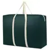Bolsas grandes para mudanza y almacenamiento, bolsas de almacenamiento tejidas para edredones, organización a prueba de humedad, protección contra el polvo para ropa, mantas y equipaje.