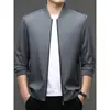 Otoño 2026 Nuevo Saco Casual de Negocios con Cuello en V para Hombre Abrigo para Hombre Ropa para Hombres de Mediana Edad y Mayores