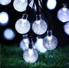 Luces Solares de Cadena con 30 Bombillas LED de Luz Cálida con Forma de Animal para Jardín, Calle, Decoración de Bodas, Carcasa Impermeable, Horas