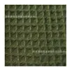 Tejido de Algodón de Bambú Personalizado de Tejido Waffle 50/50 260G300G320G Tela de Tira para Manta de Cama Tejido de Panal Lavado