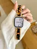 Banda de Metal de Tres Piezas de Resina Adecuada para Apple Watch iWatch Décima Segunda Generación 11/10
