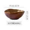 Tazón de Arroz de Cerámica Personalizado para Restaurante, Tazón para Fideos, Tazón para Sopa, Tazón para Plato Doméstico Retro, Tazón Grande, Plato para Ensalada, Vajilla Creativa de Horno