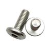 Tornillo de cabeza hueca hexagonal con borde invertido de acero inoxidable, tornillo de cabeza hueca hexagonal de cabeza plana M2M2.5M3M4M5, tornillo para muebles