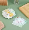 Nueva Máquina Transparente Engrosada para Pastel de Frijol Mungo-Bolsas de Empaque Selladas, Bolsas con Sello Central para Pastel de Piña Estilo Fresco, Cajas de Empaque para Pastel de Copo de Nieve