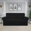 Cojín de sofá de grano de maíz exclusivo transfronterizo, apto para todas las estaciones, color liso simple, funda de asiento de sofá de vellón, respaldo