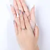 Anillo de Zirconia con Seis Garras de Plata S925 Damila para Mujer, Moderno y Versátil, Anillo Ajustable Joyería al por Mayor y Dropshipping