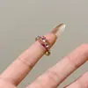 Anillo de Lujo "Estrella Cósmica" con Luz Intermitente de Estrella y Luna, Diseño Fresco con Diamantes Completo, Artesanía Exquisita, Anillo Único y Versátil para el Dedo Índice