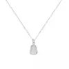 Collar Colgante de Calabaza Pequeña Transparente Dulce y Fresco para Mujer, Nuevo Estilo Chino Nicho Cadena para Clavícula Cadena de Cuello Venta al por Mayor