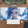 Mouse Pad para Jogo de E-Sports Lol Jinx Extra Grande Borda Espessada com Trava Proteção para o Pulso Pad para Mesa de Computador Pad para Teclado