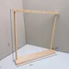 Suporte de Exibição para Colares Ornamento de Armazenamento Cabide Exibição de Pingentes de Joias Pulseira Madeira Saco para Joias Pulseira
