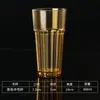 Vaso de Cerveza de Plástico Acrílico PC Anticaída Resistente al Calor Copa de Vino Transparente Octagonal KTV Bar Hogar Restaurante Vaso