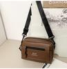 Bolso para teléfono móvil de moda transfronteriza para hombres y mujeres, estilo casual, tipo cartera Joker, estilo funcional, bolso de hombro oscuro, bolso sencillo y moderno.