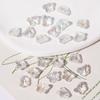 Accesorios de Joyería DIY 8mm10mm14mm Cuentas de Mariposa de Cristal Agujero Recto Cuentas de Vidrio Material para Pulsera Collar Pendientes