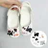 Accesorios para zapatos tipo ballet perforados DIY, accesorios de perlas y pedrería, hebillas de zapato desmontables de alta gama y decoraciones para la superficie del zapato