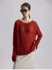 Novedad Otoño/Invierno 2026 Suéter de Punto Trenzado con Cuello Redondo, Mezcla de Lana Mohair Importada para Mujer, Estilo Holgado y Relajado
