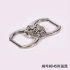Hebilla de cuero de 35 mm de largo, hebilla de plata antigua para zapatos, hebilla para ropa, hebilla para zapatos, accesorios para equipaje, chapado colgante, venta al por mayor de fábrica