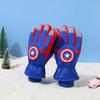 Guantes de esquí de invierno para niños impermeables cálidos para niños juego al aire libre nieve más acolchado de terciopelo dibujos animados lindos comercio exterior al por mayor
