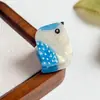 Lindo Clip para el Cabello de Acetato con Dibujo de Pájaro Mini Accesorio para el Cabello Infantil Pasador Versátil para Niñas