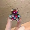 Accesorios para el Cabello Estilo Dongdaemun Coreano Clip para el Cabello Súper Brillante con Pedrería de Cristal Pinza de Pato Pinza Lateral Pinza Bb Pasador Adorno para el Cabello