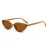 Gafas de sol ovaladas de montura pequeña, elegantes y sofisticadas, adecuadas tanto para mujeres como para hombres, con un toque europeo y americano, perfectas para protección solar y un look retro, ideales para ventas transfronterizas