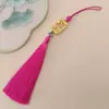 Guanshan Yue Producto Nuevo Marca Buda Tailandés Colgante de Borla Estilo Chino Espiga Joyería para Coche Linterna Marcador de Libros Accesorios para Ropa