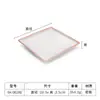 Vajilla Estilo Japonés Plato para Entrantes Fríos Plato para Ensalada Plato para Postre y Snacks Plato para Sushi Plato para Fondue Placa Cuadrada de Melamina Placa para Barbacoa de Melamina