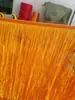 Accesorios para linternas borlas rojas y amarillas flecos pompones cortinas panza decoración para danza latina suministros
