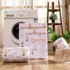 Bolsa de lavandería gruesa para lavadora de baño, malla fina, bolsa de lavado de ropa interior estampada, venta al por mayor