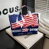 2026 Nuevo Sitio Independiente Transfronterizo Temu Bolso de Mano Impermeable PVC+Lona Portátil de Viaje Bolso de Hombro Bolso Tote