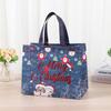Estampagem a Quente Pontual Véspera de Natal Saco de Presente de Natal Sacola de Compras Não Tecida Evento Transfronteiriço Presente Sacola Ecológica