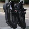 Zapatos populares de verano para hombre de malla hueca transpirable 2025, zapatos versátiles para exteriores antideslizantes resistentes al desgaste, zapatos casuales