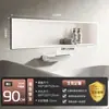 Oushumei Acero Inoxidable Empotrado Baño Acabado Metálico Producto Estante de Almacenamiento para Inodoro Gabinete Divisor