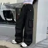 Pantalones Cargo de Pierna Ancha de Cintura Alta para Niñas de Primavera y Otoño 7 Niñas Sueltos Versátiles Modernos Geniales Diarios Casuales Pantalones Coreanos Serie 8 Niños