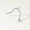 Gancho de Orelha de Aço Inoxidável 316 Gancho para Brincos Não Alergênico Acessórios para Brincos Gancho de Orelha de Ouro Real Material Semi-acabado para Brincos DIY